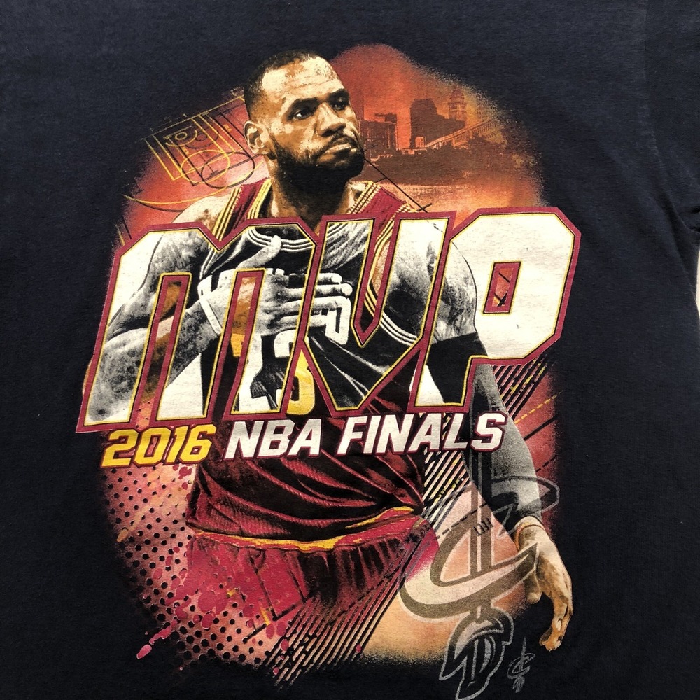 Majestic LeBron James T Shirt 2016 NBA Finals MVP Size Men's Small - Picture 3 of 7